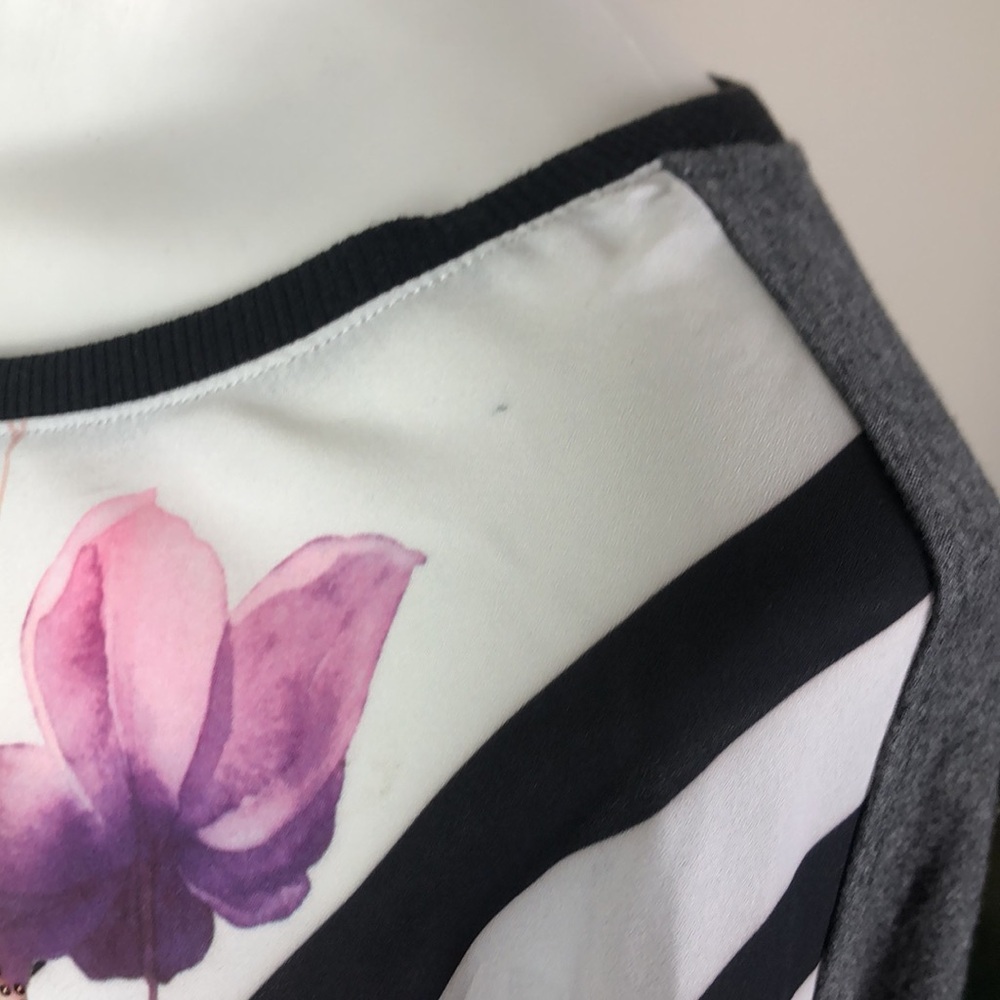 CJ Banks Mixed Media Tunic - Picture 8 of 11